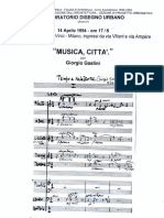 Musica, Città Con Giorgio Gaslini (14/04/1994)