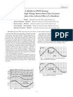 A Multilevel PWM Strategy SUitable For High-Voltage Motor Direct Drive Systems in Consideration of The Adverse Effect of A Deadtime