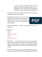 RA 3846 RA 4200 RA 5734 (Old ECE Law) RA 6849 RA 7925 RA 9292 (New ECE Law)