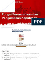 Fungsi Perencanaan Dan Pengambilan Keputusan