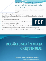 0 0 Rugaciunea in Viata Crestinului Pps