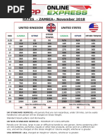 iShop Zambia Shipping Rates Overview | PDF | Business