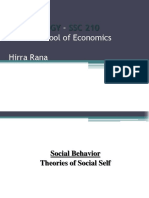 Psychology SSC 210: - Lahore School of Economics Hirra Rana
