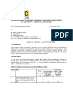 Results of Valuation and Bonus Rates for Participating Policies as of March 2018