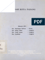 SEJARAH KOTA PADANG