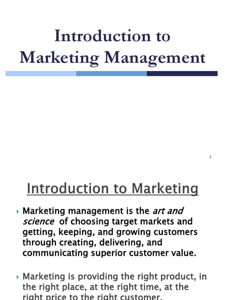 Marketing Management Essentials Guide | PDF | Demand | Marketing