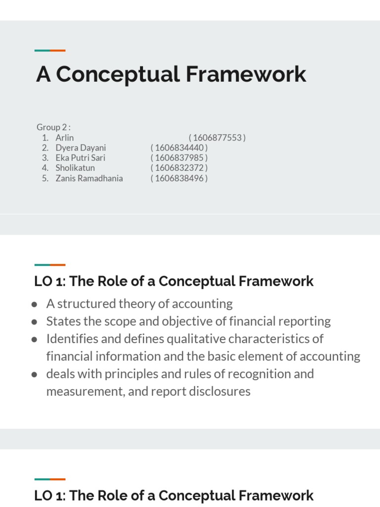 TAK - CH 4 - A Conceptual Framework | PDF | Financial Accounting ...