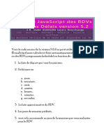 Utilitaire Javascript Des RDVs Et Autres Délais Version 5.2