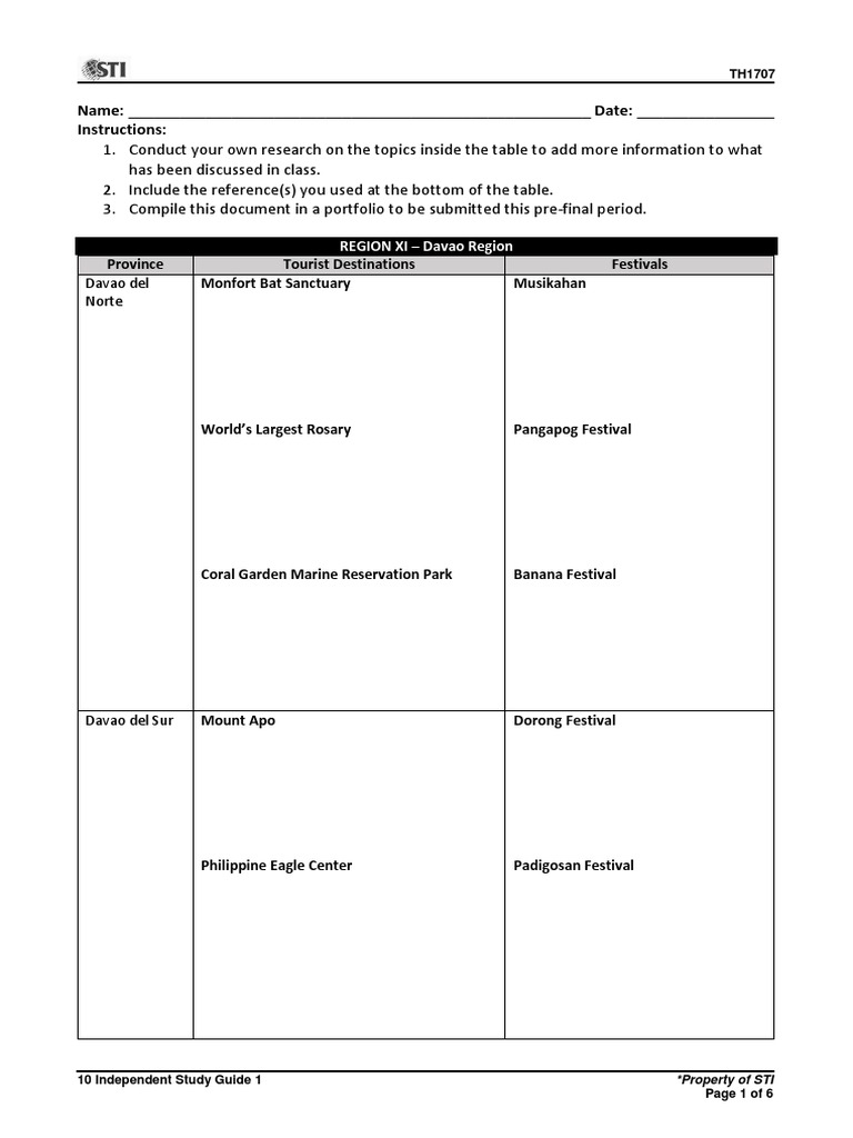Name: - Date: - Instructions | PDF