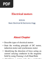 Electrical Motors: ECE131 Basic Electrical & Electronics Engg