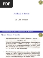 Kuliah FisikaZPadat Kuliah5 Vibrasi Kisi