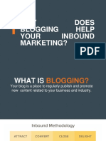 WHY Does Blogging Help Your Inbound Marketing?