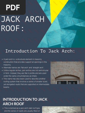 Jack Arch Roof Roof Concrete