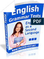 English Grammar Tests With Key PDF