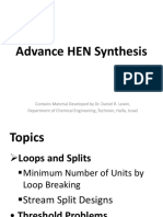 Advance HEN Synthesis