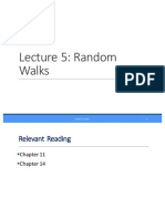 Lecture 5 Random Walks