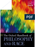 (Oxford Handbooks Online) Naomi Zack (Ed.) - The Oxford Handbook of Philosophy and Race-Oxford University Press (2017) PDF