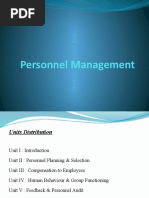 Personnel Management