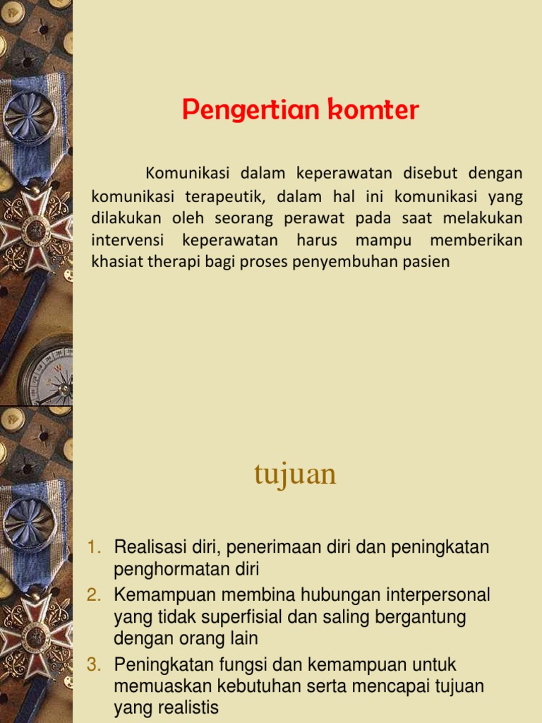 Tahap Komter | PDF | Karier & Perkembangan