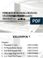 Struktur Rangka Batang Statis Tak Tentu (Bagian 1)