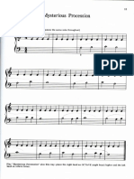 Play "Mysterious Procession" Also This Way: Place The Right Hand An OCTAVE (Eight Keys) Higher and The Left Hand An Octave Lower