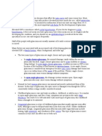 Glaucoma Overview