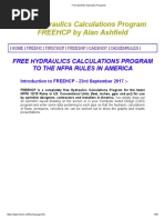 Free Sprinkler Hydraulics Programs