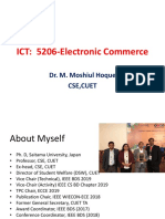 ICT: 5206-Electronic Commerce: Dr. M. Moshiul Hoque Cse, Cuet