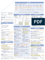 Cheat Sheet: With Stata 15