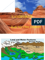 Landforms Roll No:15011NB009