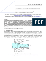 Effect of Drawing Angle Size of A Die On Wire Drawing and Bunching Process