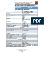 ESPECIFICACIONES TÉCNICAS