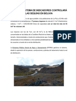 Un Nuevo Sistema de Indicadores Controlará Las Sequías en Bolivia