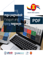 Philippine ASEAN SME Academy Booklet - Tagalog PDF