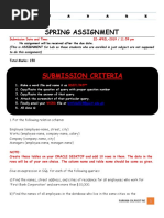 Spring Assignment