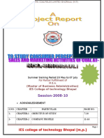 111 To Study consumer perception about sales and marketing activities of NCL Singrauli 222.doc