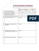 Preventing Heart Disease Evaluation