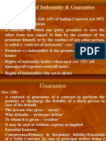 Contracts of Indemnity & Guarantee