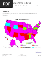 State Writein Candidates 2016