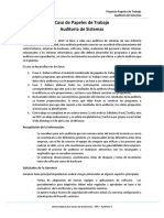 Caso de Papeles de Trabajo Auditoria de Sistemas: Recopilación de La Información