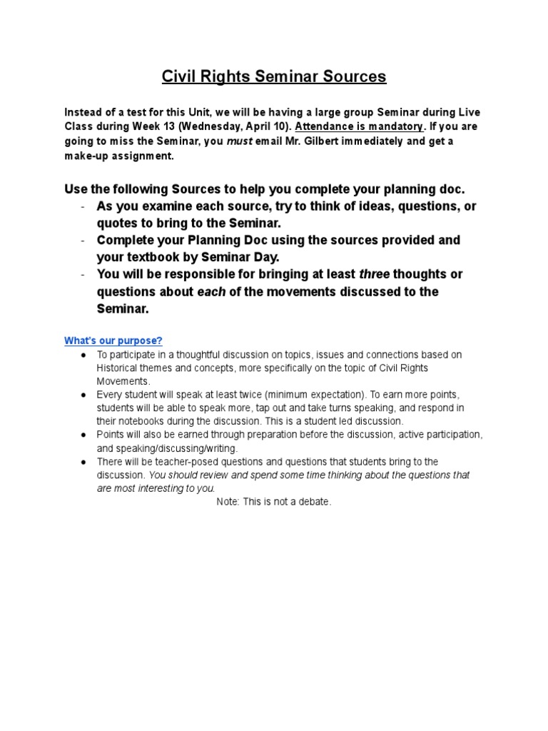 Civil Rights Source Document | PDF | Optimism | Pessimism
