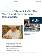Full text of Benedict XVI