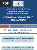 AULA - Comportamento Mecânico Dos Materiais