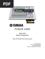 YAMAHA Aw1600 - PitchFix