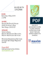Undiagnosed Family Support Group May 2019
