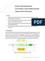 Praktikum Teknologi Aktuator - Servo Kecepatan Motor DC Brushed