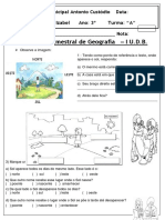 Avaliação de Geografia I UDB-2019 - Cópia