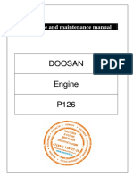 Doosan D12T and P126ti Workshop Manual PDF