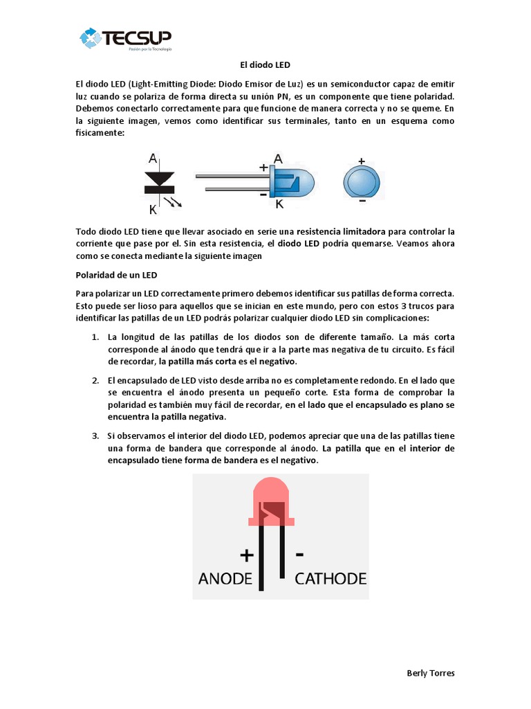 Lab 05 Teoría PDF | PDF | Diodo emisor de luz | Diodo