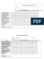 Form Audit Kebersihan Toilet